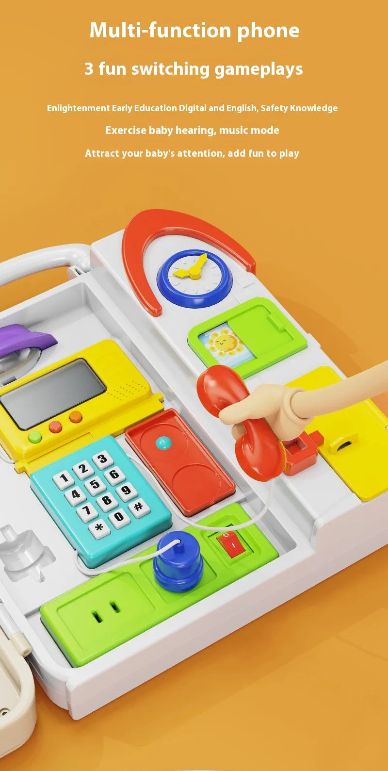Little Explorer™ Busy Board – Montessori Learning Through Play