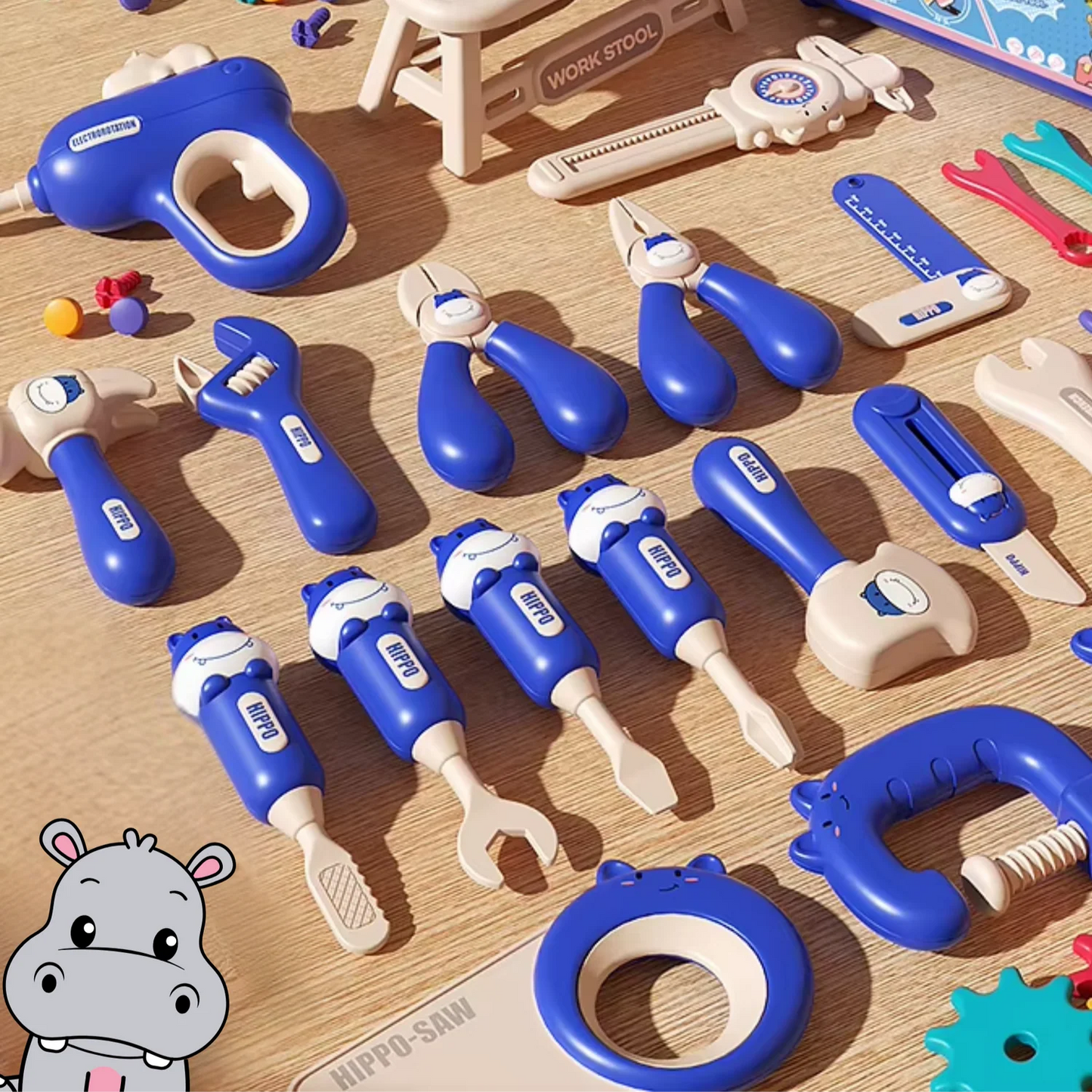 Hippo™ Montessori Tool Treasures – All-in-One Creativity Set