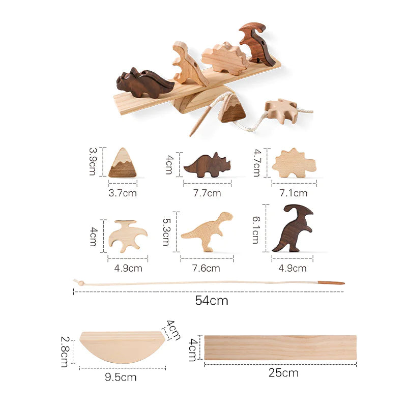 Stackimals™ – Montessori Wooden Toy for Balance and Fine Motor Skills