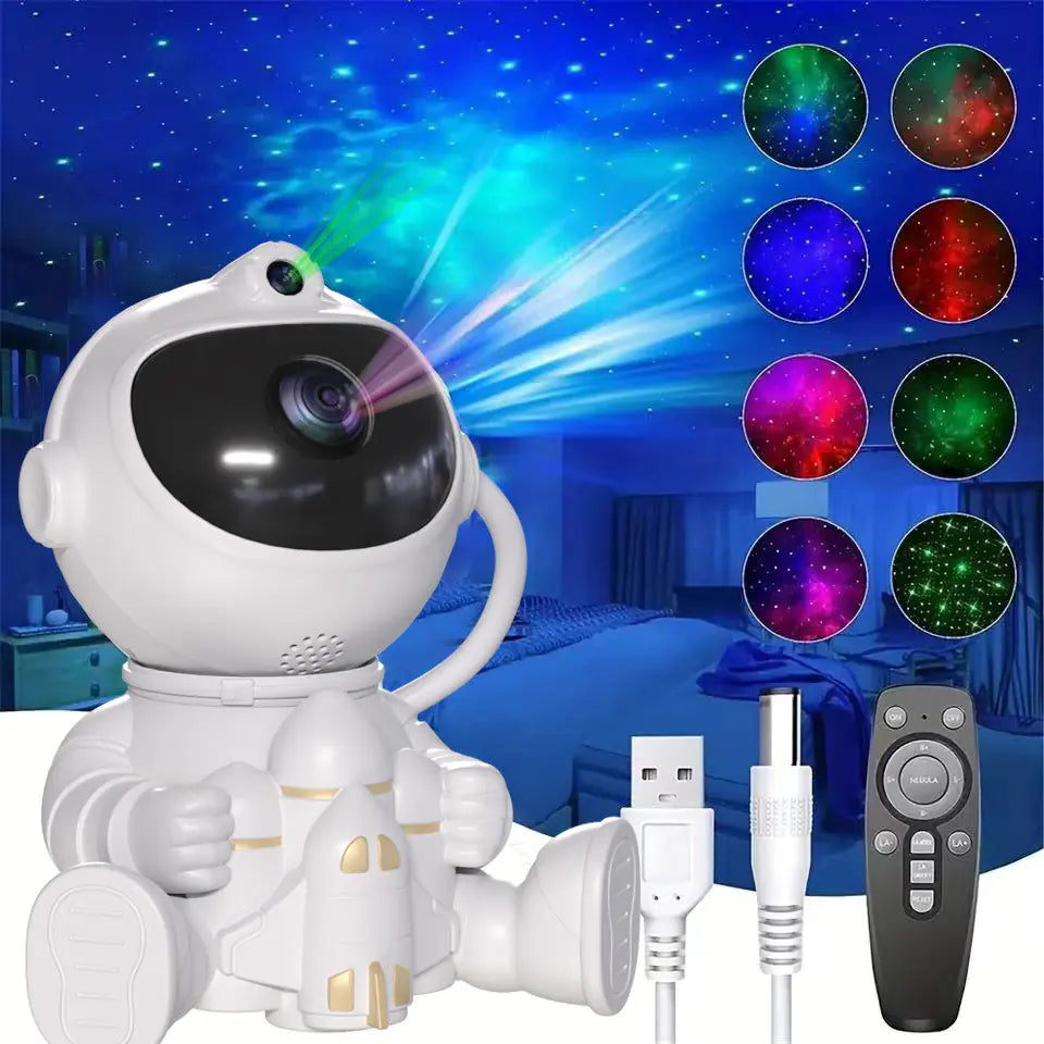 SpaceBuddy™ – Astronaut Rocket Star Projector Sleep Buddy