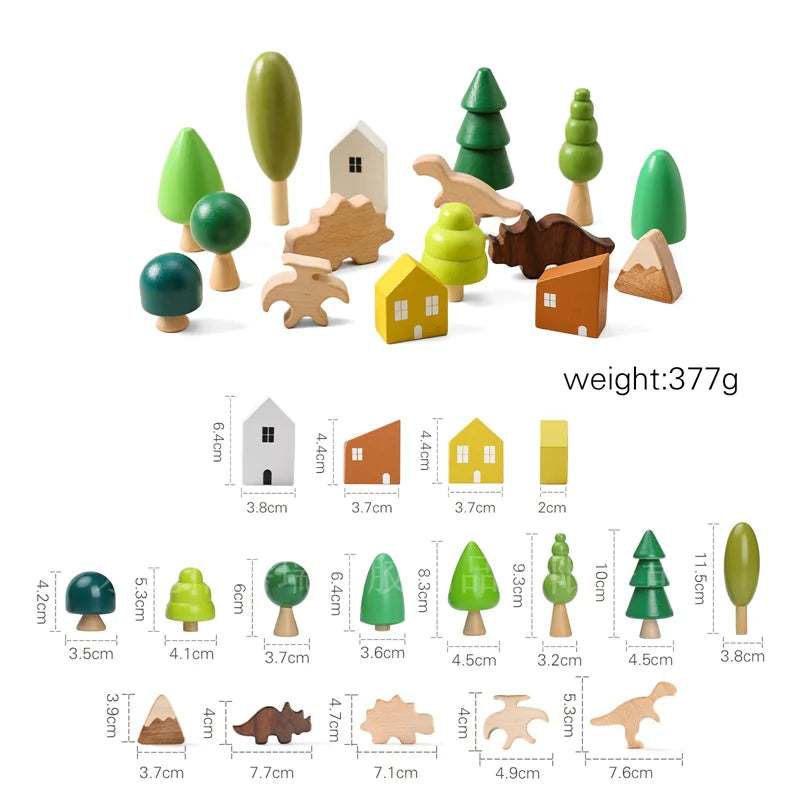 Stackimals™ – Montessori Wooden Toy for Balance and Fine Motor Skills