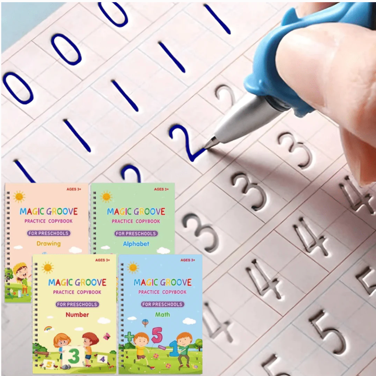 MagicGroove™ – The Fun & Reusable Way to Teach Handwriting