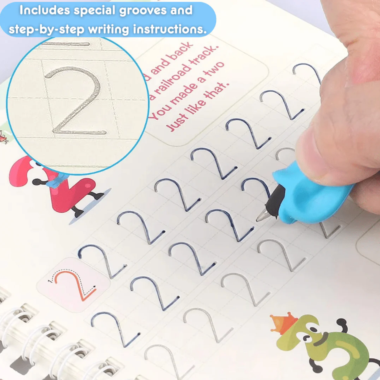 MagicGroove™ – The Fun & Reusable Way to Teach Handwriting