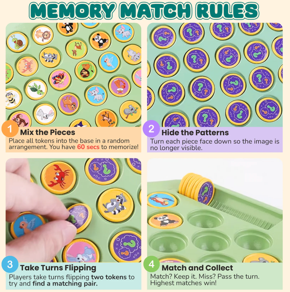 Flip & Match™ The Fast Memory Game