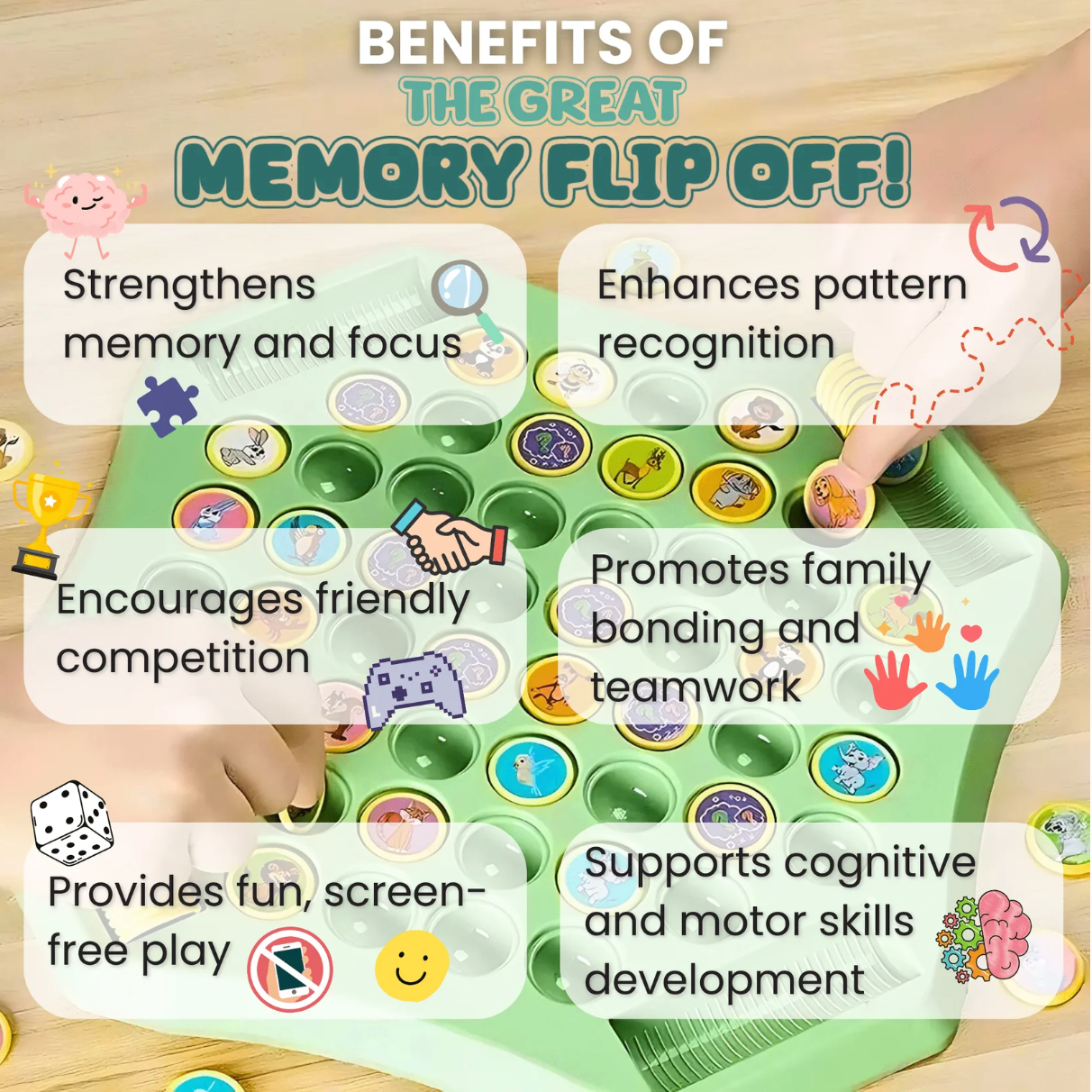 Flip & Match™ The Fast Memory Game