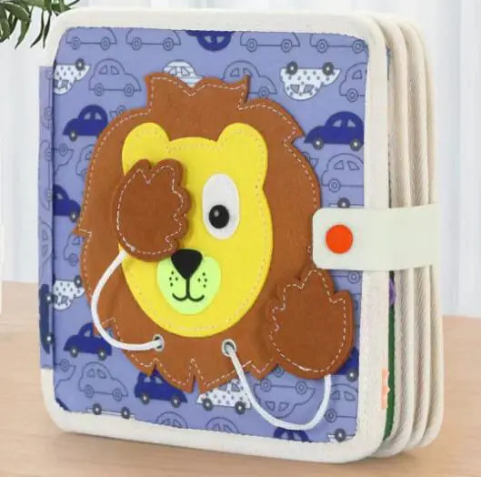 TinkerTales™ – Montessori Busy Board Book Set for Hands-On Learning