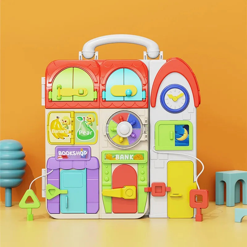 Little Explorer™ Busy Board – Montessori Learning Through Play