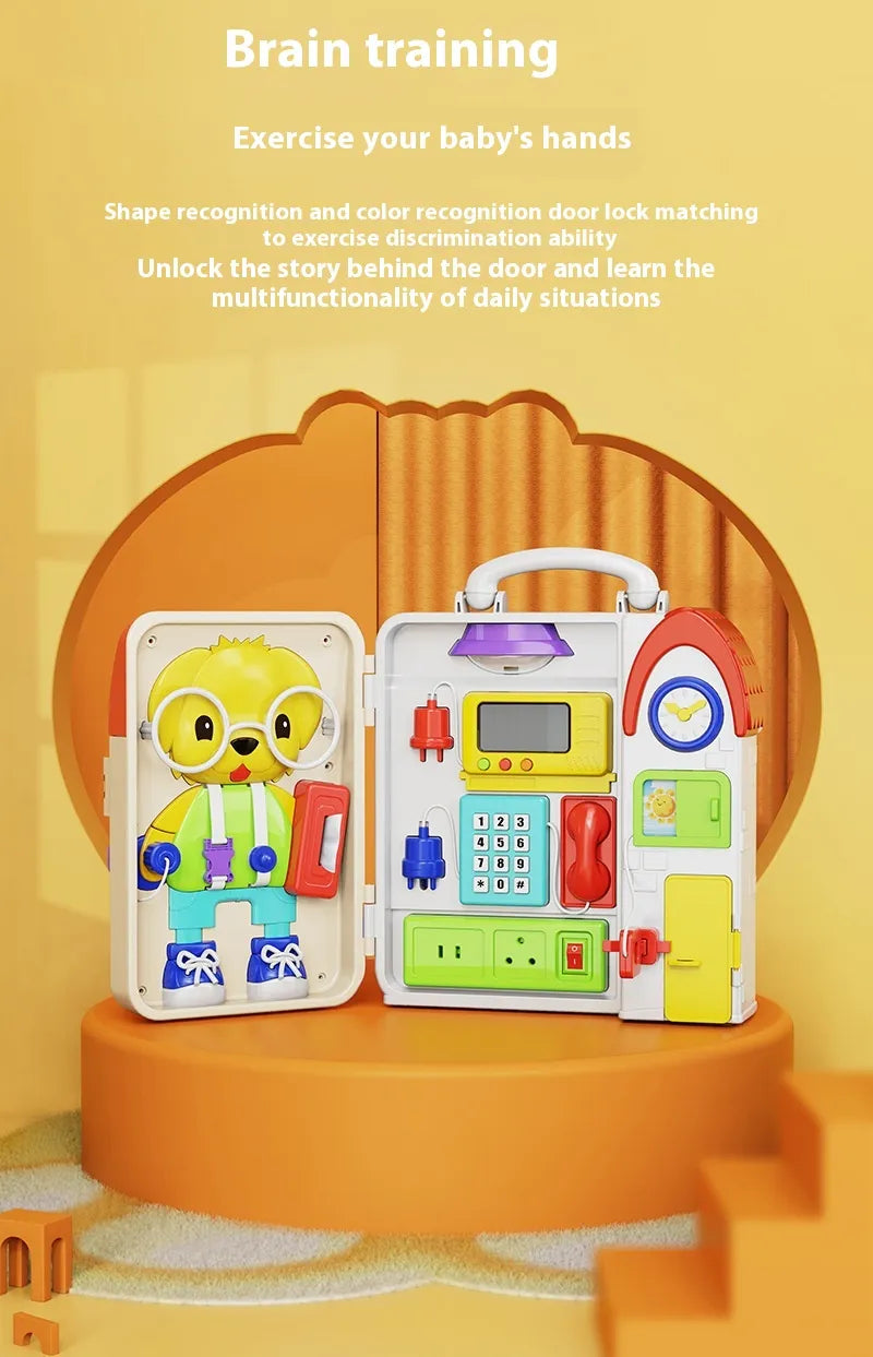 Little Explorer™ Busy Board – Montessori Learning Through Play