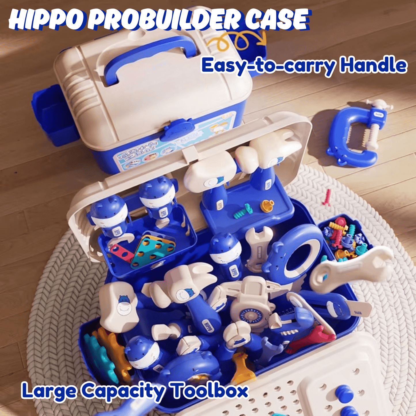 Hippo™ Montessori Tool Treasures – All-in-One Creativity Set