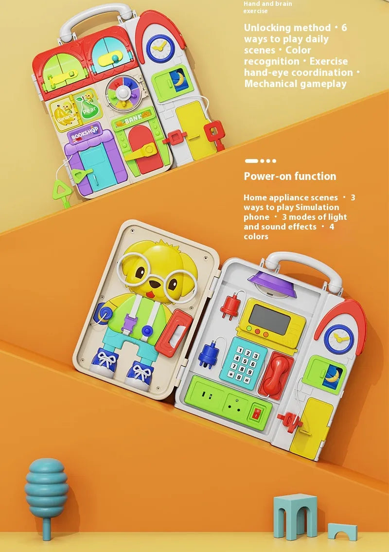 Little Explorer™ Busy Board – Montessori Learning Through Play