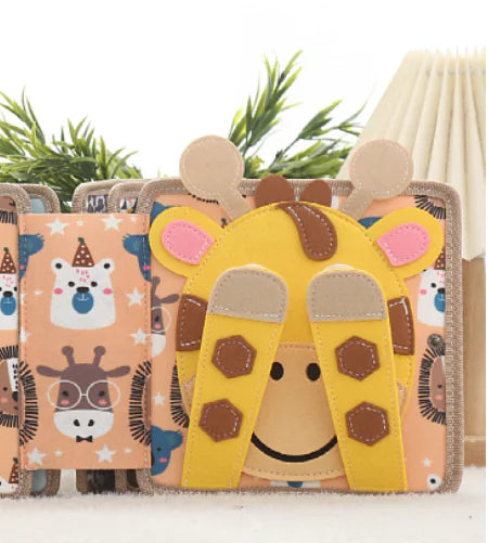 TinkerTales™ – Montessori Busy Board Book Set for Hands-On Learning