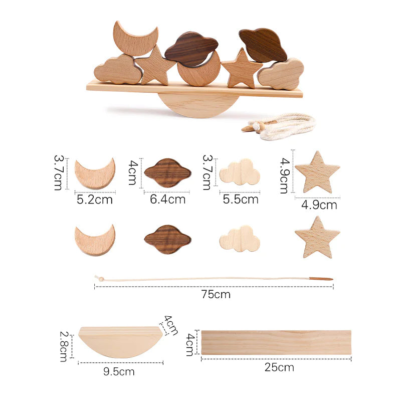 Stackimals™ – Montessori Wooden Toy for Balance and Fine Motor Skills
