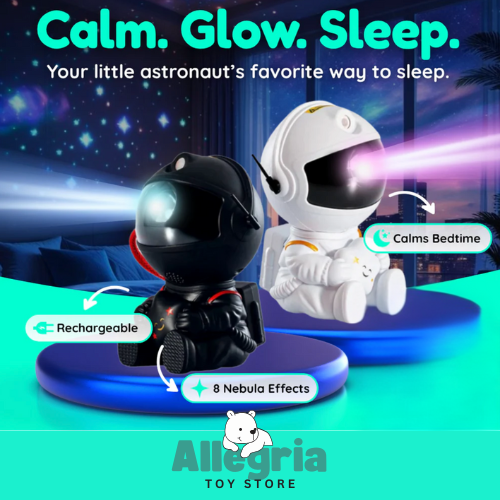 SpaceBuddy™ – Astronaut Rocket Star Projector Sleep Buddy