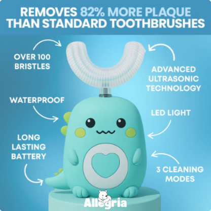 Allegria Dinobrite™ - U-Shaped 360° Ultrasonic Toothbrush