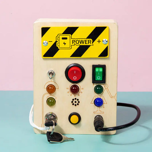LED Circuit Board Montessori Simulation Lock Toy