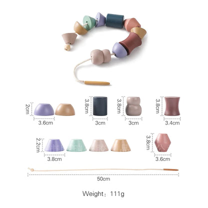 Stackimals™ – Montessori Wooden Toy for Balance and Fine Motor Skills