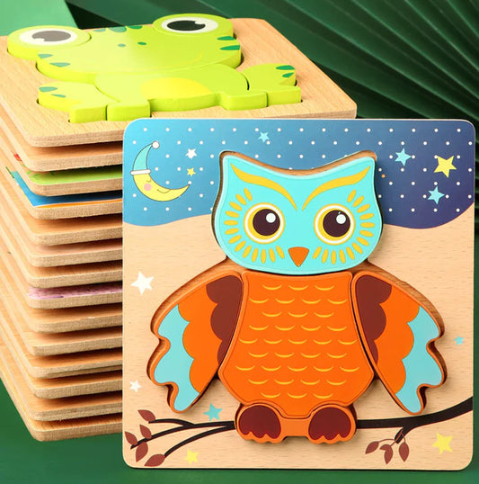BrainyBoard™ – Montessori Puzzle Set for Cognitive & Motor Skills