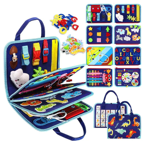 Montessori Busy Board - Upgraded Felt Learning Set