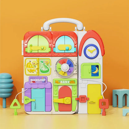 Little Explorer™ Busy Board – Montessori Learning Through Play