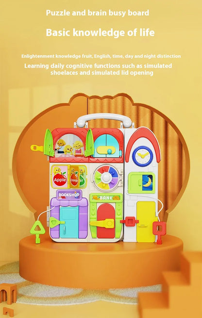 Little Explorer™ Busy Board – Montessori Learning Through Play