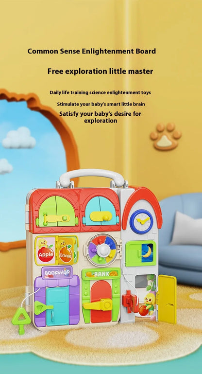 Little Explorer™ Busy Board – Montessori Learning Through Play